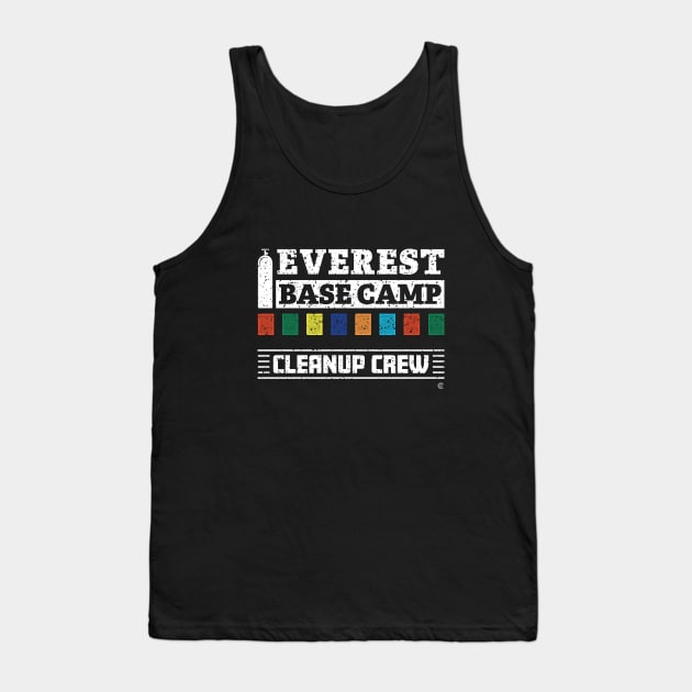 Everest Base Camp Cleanup Crew Tank Top by CuriousCurios